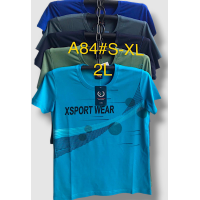 Футболка трикотажна підліткова, для хлопчиків. Розміри: S, M, L, XL , XXL. різного кольору.