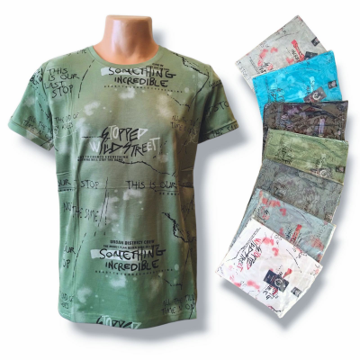Футболка чоловіча трикотажна.  Розміри: XL, 2XL, 3XL, 4XL, 5XL. різного кольору.