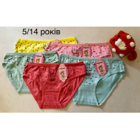 Трусики для девчат (5-14 лет) Котик. Хлопок