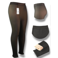 Лосіни жіночі безшовні теплі, всередині на флісі. Фірми AKFU. Імітація голих ніжок. Розмір XL-6XL.