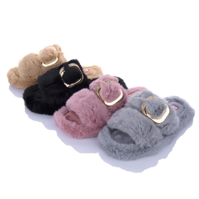 Тапочки женские мех, Sanlin. Размеры - 36-41 Тапочки женские мех, Sanlin. Размеры - 36-41