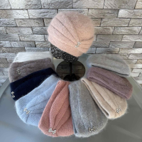 Шапка Ангора, Подвійнa. Розмір універсальний 