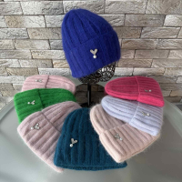 Шапка Ангора. Повністю на флісі. Розмір універсальний