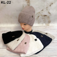 Шапка жіноча На флісі. Розмір 56-58