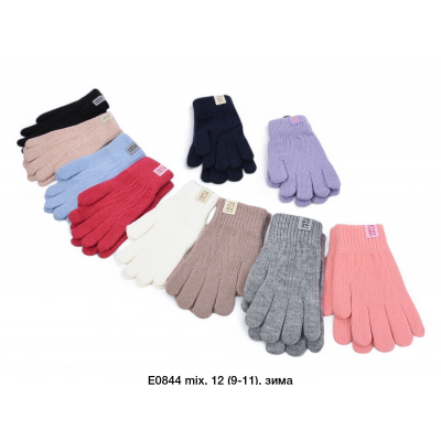 Рукавиці Одинарні, підліток, E0844. Розмір 10-13 Рукавиці Одинарні, підліток, E0844. Розмір 10-13