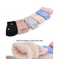 Варежки дитячі Норка, Без пальців, J3012, Розмір універсальний