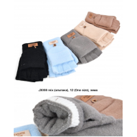 Варежки дитячі Альпака, Без пальців, J3008, Розмір універсальний