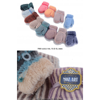 Варежки дитячі Хутро, 7855, Розмір 1-3 роки