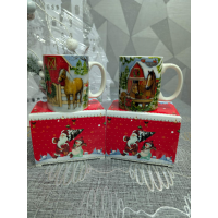 Керамическая чашка(350мл) символ года2026 Лошадь