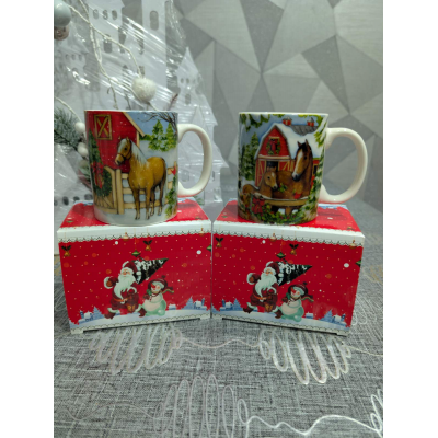 Керамическая чашка(350мл) символ года2026 Лошадь Керамическая чашка(350мл) символ года2026 Лошадь