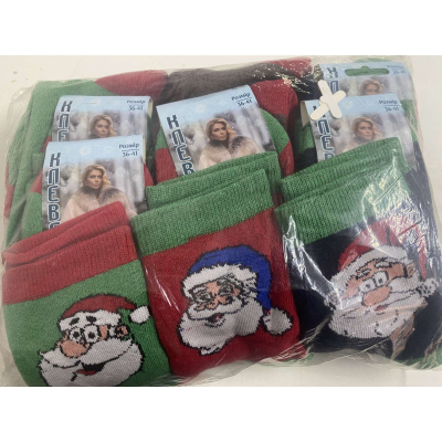 Женские махровые носки новогодние Женские махровые носки новогодние