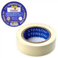 Изолента ПВХ 10м "Stenson" белая