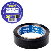 Изолента ПВХ 20м "Rugby" чёрная