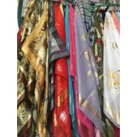 Платок женский 70 х 70 см, шифон  (Расцветки в ассортименте)