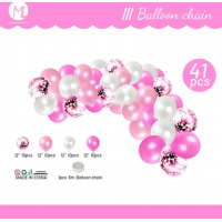 Арка гирлянда из воздушных шаров "Розовый стиль" , 41 шт Арка гирлянда из воздушных шаров "Розовый стиль" , 41 шт