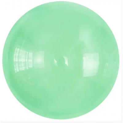 Воздушный шар bubbles зелёный 45 см