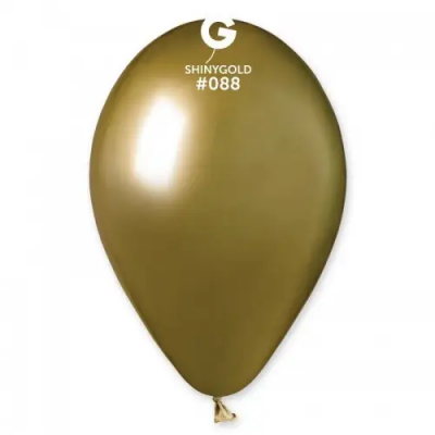 Шары воздушные хром золото 12" (50 шт/уп) Gemar