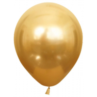 Шары воздушные хром золото 12" (50 шт/уп) Balonevi  