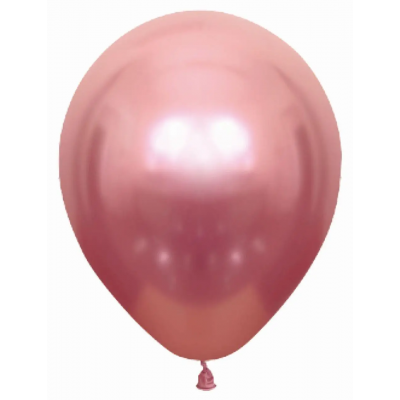 Шары воздушные хром розовый 12" (50 шт/уп) Balonevi