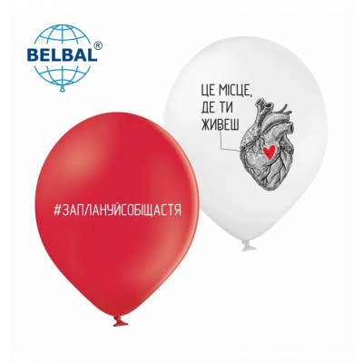 Воздушные шары Запланируй счастье, 25 шт/уп ТМ Sharoff