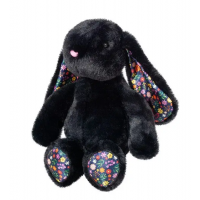 Мягкая игрушка Кролик чёрный, 35 см 