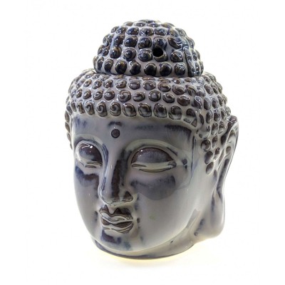 Аромалампа керамическая Будда белая (14х10,5х11 см)