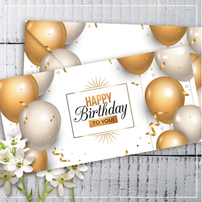 Конверт для денег Happy Birthday to you!