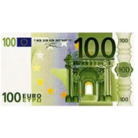 Конверты для денег "100 Евро", 10 шт/уп  