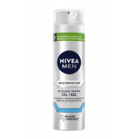 Гель для бритья Nivea Men Серебряная защита, 200 мл