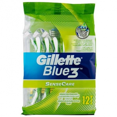 Станок для бритья Gillette Blue 3 Sensitive 12 шт