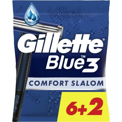 Станок Gillette Blue 3 (8шт) Comfort slalom