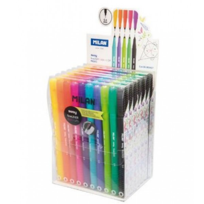 Набор линеровТМ MILAN 06180407/06140410 SWAY Fineliner 0,4мм, 10шт.10цв