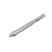Сверло по стеклу и керамике 10 мм HEX 1/4'' (6.35 mm) INTERTOOL SD-0290