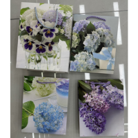Пакет подарочный бумажный L "Flowers" 30*41*12см