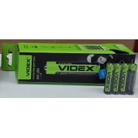 Батарейка VIDEX (Алкалайн.) микро палец