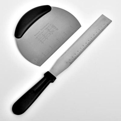 Лопатка кондитерская и нож для теста 2пр/наб 16*24см