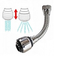 Насадка-распылитель на кран гибкая 14*3см