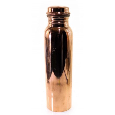 Бутылка медная с закручивающейся крышкой (27х7х7 см)(900 мл.) А