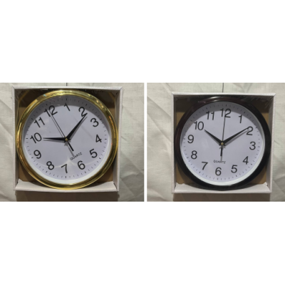Часы настенные 23 см, 2 расцветки