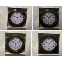 Часы настенные 25 см 3 расцветки, 3 формы