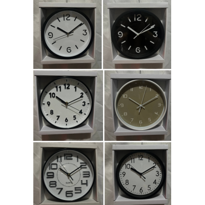 Часы настенные круглые 20 см, разные формы и дизайны