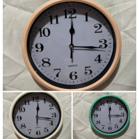 Часы настенные 18 см, 3 расцветки