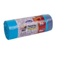 Пакеты для мусора с затяжками суперкрепкие TOP PACK 35л 25шт/уп 50*60см