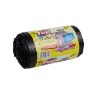 Пакеты для мусора с ручками суперкрепкие TOP PACK 35л 100шт/уп 50*60см