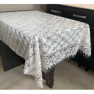 Скатерть ажурная в рулоне Lace 1,35*22м "Ромб" бежевая, плотность 150 мкр