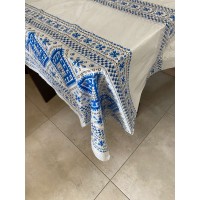 Скатерть Selena "Вышиванка синяя" 1,20*50м	