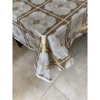 Скатерть Selena "Плитка золото" 1,20*50м	