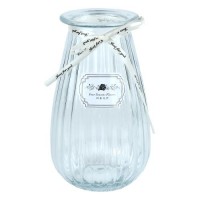 Ваза стеклянная "Four Seasons" 21*9см