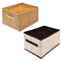 Коробка-органайзер для хранения белья 9отд 36*25*20см