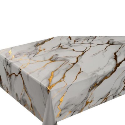 Клеенка ПВХ на ткан. основе Marble 1.37*20м, в ассортименте